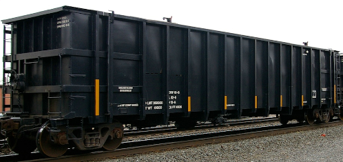 Flat bottom gondola railcars